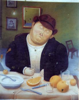 Fernando Botero : The Siesta II